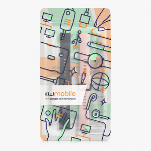 Set 2 curele kwmobile pentru Honor Band 5/Band 4, Silicon, Albastru/Roz, 59596.03 - Img 8