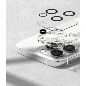 Set 2 Folii de protectie camera Ringke Camera pentruApple iPhone 14 Pro/14 Pro Max Transparent - Img 4