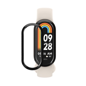 Set 2 Folii de protectie Kwmobile pentru Xiaomi Mi Band 8, Transparent/Negru, Polimer, KWM0000252H001C - Img 1