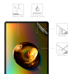 Set 2 Folii de protectie pentru tableta Samsung Galaxy Tab S7 Plus/Tab S7 FE , Kwmobile, Transparent, Plastic, 52920.1 - Img 3