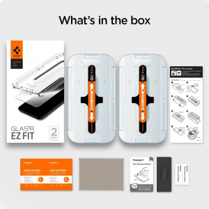 Set 2 Folii de protectie Spigen Glas.TR EZ FIT pentru Apple iPhone 12 Pro Max - Img 8