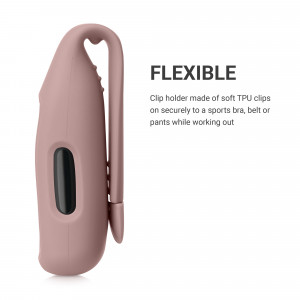 Set 2 Huse pentru Fitbit Inspire 2/Ace 3, Kwmobile, Negru/Roz, Silicon, 54017.08 - Img 4