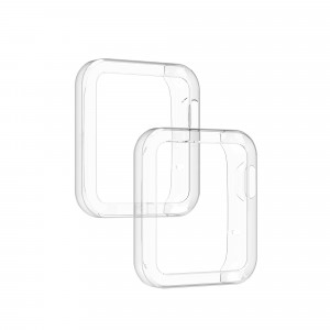 Set 2 huse pentru Xiaomi Mi Watch Lite / Redmi Watch, Silicon, Transparent, 54528.01 - Img 7