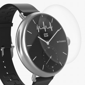 Set 3 Folii protectie pentru Withings Scanwatch 38mm, Kwmobile, Transparent, Silicon, 59432.1 - Img 4