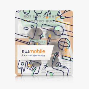 Set 6 Eartip kwmobile pentru Jabra Elite 75t/Elite 65t/Elite Active, Silicon, Gri, 56868.22 - Img 5