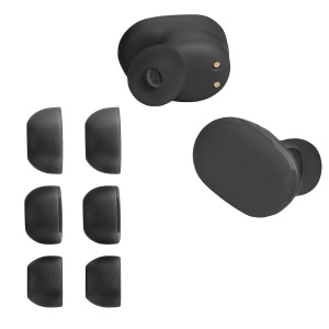 Set 6 Varfuri de schimb Kwmobile pentru JBL Tune Buds, Negru, Silicon, KWM0000256A001C - Img 2