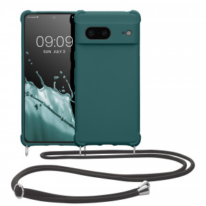 Bumper kwmobile pentru Google Pixel 7, Silicon, Verde, 59966.78 - Img 2