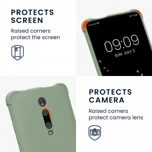 Bumper kwmobile pentru Xiaomi Mi 9T Pro/Redmi K20 Pro, Silicon, Verde, 59625.172 - Img 4