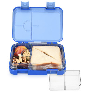Cutie de pranz Bento Box cu compartimente variabile, 21 x 15 x 4,5 cm, 49877.01.17 - Img 2