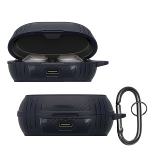 Husa Casti Kwmobile pentru Jabra Elite 7 Pro/Elite 7 Active, Albastru inchis, Silicon, KWM0000253X002C - Img 1