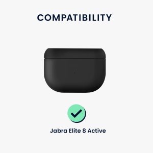 Husa Casti Kwmobile pentru Jabra Elite 8 Active, Negru, Silicon, KWM0000251I001C - Img 7