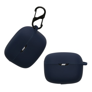 Husa Casti Kwmobile pentru JBL Tune Buds, Albastru inchis, Silicon, KWM0000209U004C - Img 1