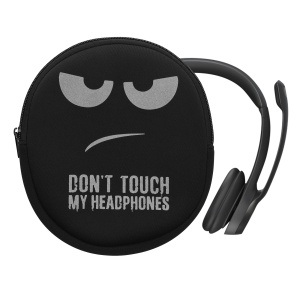 Husa Casti Kwmobile pentru Logitech H390, Negru/Alb, Neopren, KWM0000251X001C - Img 1