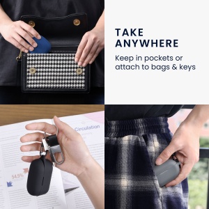 Husa Casti Kwmobile pentru Samsung Galaxy Buds FE, Albastru inchis, Silicon, KWM000025DI002C - Img 6