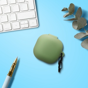 Husa Casti Kwmobile pentru Samsung Galaxy Buds FE, Verde, Silicon, KWM0000256R003C - Img 4