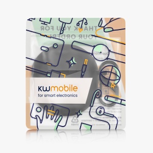 Husa Casti Kwmobile pentru SoundPEATS Air 4, Negru, Silicon, KWM0000252I001C - Img 8