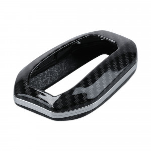 Husa Cheie Auto pentru Peugeot / Citroen - 3 Butoane - Keyless Go, kwmobile, Plastic, Negru / Gri, 56474.01 - Img 2