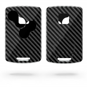 Husa Cheie Auto pentru Renault - 4 Butoane - Keyless Go, kwmobile, Plastic, Negru / Gri, 54809.01 - Img 1