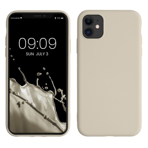 Husa Kwmobile pentru Apple iPhone 11, Crem, Silicon, KWM000010SX074C - Img 1