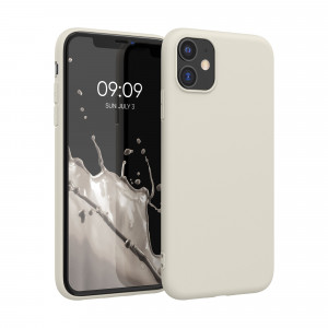 Husa kwmobile pentru Apple iPhone 11, Silicon, Alb, 49787.204 - Img 1