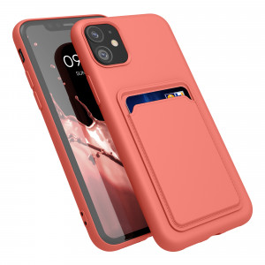 Husa Kwmobile pentru Apple iPhone 11, Silicon, Coral, 55114.76 - Img 2