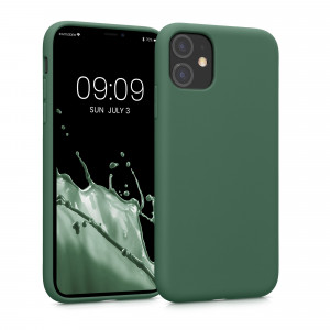Husa Kwmobile pentru Apple iPhone 11, Silicon, Verde, 50791.80 - Img 1