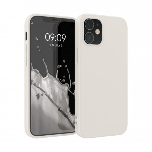 Husa Kwmobile pentru Apple iPhone 12/iPhone 12 Pro, Silicon, Alb, 53938.204 - Img 1