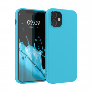 Husa Kwmobile pentru Apple iPhone 12/iPhone 12 Pro, Silicon, Albastru, 53938.205 - Img 1