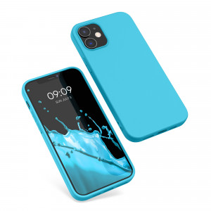 Husa Kwmobile pentru Apple iPhone 12/iPhone 12 Pro, Silicon, Albastru, 53938.205 - Img 2