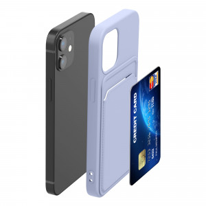 Husa Kwmobile pentru Apple iPhone 12 Mini, Silicon, Albastru, 55111.108 - Img 7