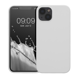 Husa Kwmobile pentru Apple iPhone 13, Alb, Silicon, KWM000013OV095C - Img 2