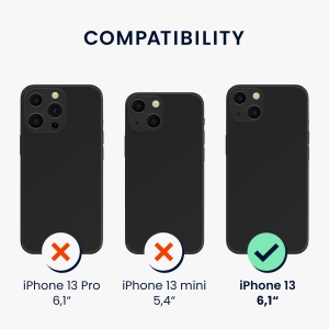 Husa Kwmobile pentru Apple iPhone 13, Albastru, Silicon, KWM000013OV098C - Img 5