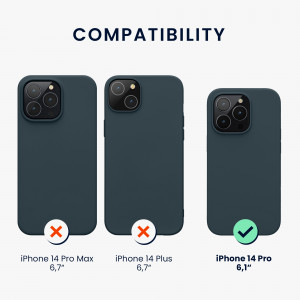 Husa kwmobile pentru Apple iPhone 14 Pro, Silicon, Albastru, 59073.202 - Img 3