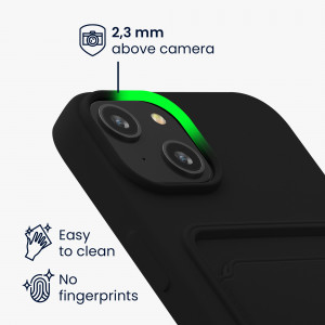 Husa Kwmobile pentru Apple iPhone 14, Silicon, Negru, 59112.01 - Img 4