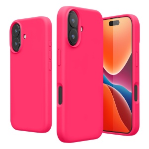 Husa Kwmobile pentru Apple iPhone 16, Roz, Silicon, KWM000022TU001C - Img 2