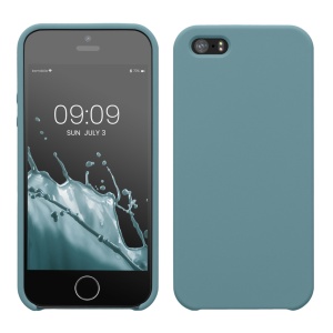 Husa Kwmobile pentru Apple iPhone 5/iPhone 5s/iPhone SE, Verde deschis, Silicon, 42766.207 - Img 1