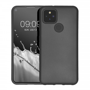 Husa Kwmobile pentru Google Pixel 5, Gri, Silicon, 53565.232 - Img 2