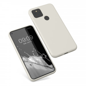 Husa kwmobile pentru Google Pixel 5, Silicon, Alb, 53778.02 - Img 2