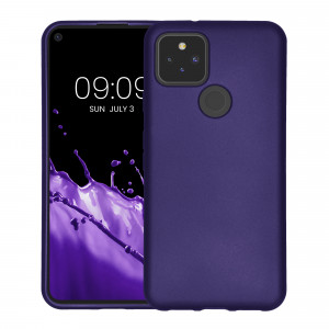 Husa kwmobile pentru Google Pixel 5, Silicon, Violet, 53565.241 - Img 2