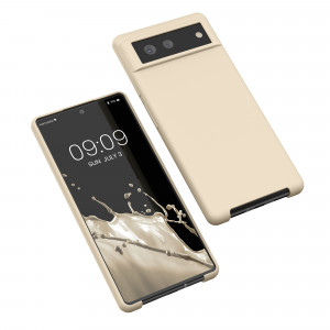 Husa Kwmobile pentru Google Pixel 6, Silicon, Crem, 55480.210 - Img 2