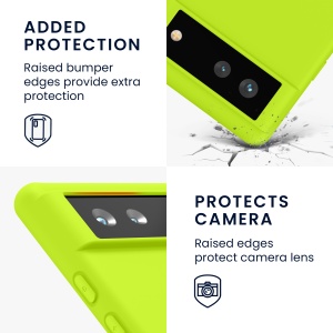 Husa Kwmobile pentru Google Pixel 6, Verde deschis, Silicon, KWM000013DV043C - Img 3