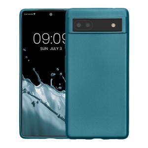 Husa Kwmobile pentru Google Pixel 6a, Albastru, Silicon, KWM000015LB019C - Img 2