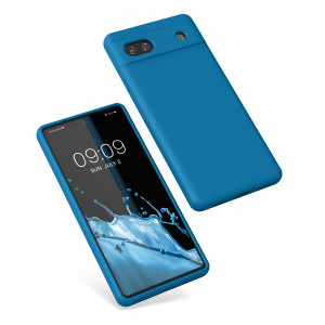 Husa Kwmobile pentru Google Pixel 6a, Silicon, Albastru, 57815.224 - Img 2
