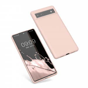 Husa kwmobile pentru Google Pixel 6a, Silicon, Roz, 57799.225 - Img 2