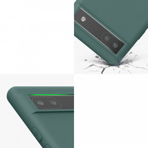Husa Kwmobile pentru Google Pixel 6a, Silicon, Verde, 57799.171 - Img 8