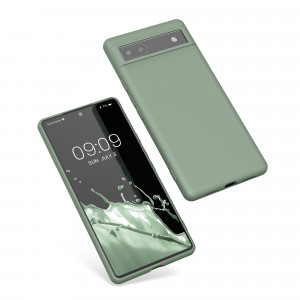 Husa kwmobile pentru Google Pixel 6a, Silicon, Verde, 57799.172 - Img 2