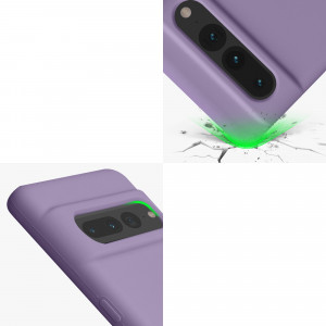 Husa kwmobile pentru Google Pixel 7 Pro, Silicon, Violet, 59452.222 - Img 8