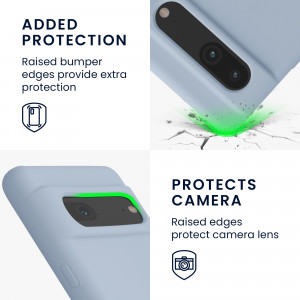 Husa kwmobile pentru Google Pixel 7, Silicon, Albastru, 59451.58 - Img 4