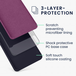 Husa kwmobile pentru Google Pixel 7, Silicon, Violet, 59451.182 - Img 5