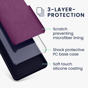 Husa Kwmobile pentru Google Pixel 7a, Albastru inchis, Silicon, KWM000019YE037C - Img 5